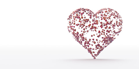 Love hearts background