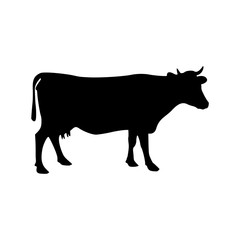 Cow silhouette icon