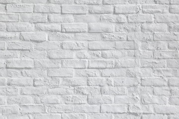 白いレンガの背景　White brick background