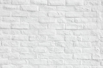 白いレンガの背景　White brick background