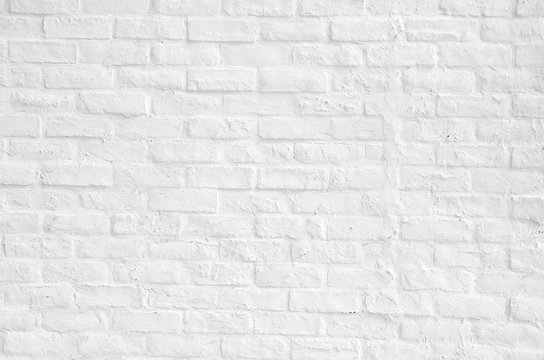 白いレンガの背景　White brick background