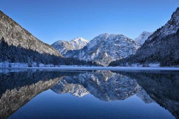 Obraz premium Winter am Plansee