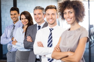 Portrait of confident business team in office