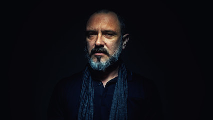 Obraz premium Portrait of a Middle Aged Man