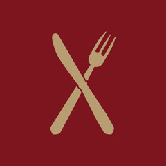The knife and fork icon