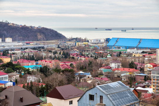 Cityckape of Tuapse. Russia