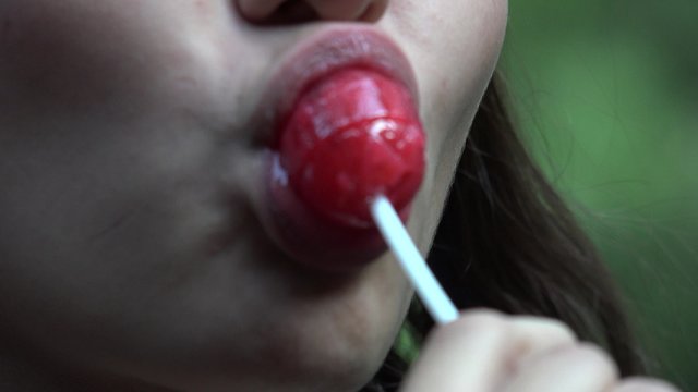 Teen Girl With Lollipop