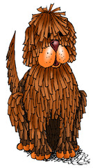 Sketchy cute dog 
