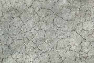 Design on cement with crack for pattern
