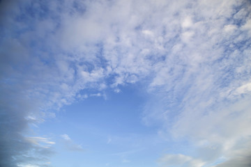 Naklejka na ściany i meble Sky and cloud ,Good weather day background.