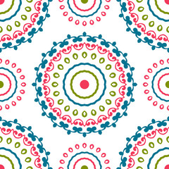 Fototapeta premium Vintage universal different seamless eastern patterns (tiling).