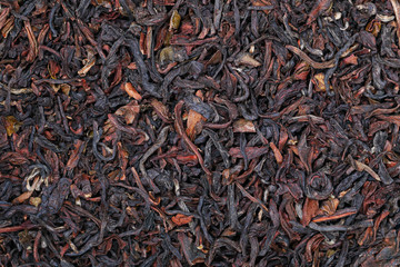 Dry tea leaves texture for pattern and background