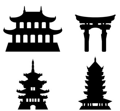 Temples en 4 ic&ocirc;nes