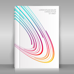 Brochure cover design.