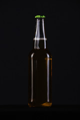 Bottle with beer