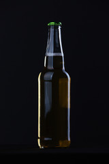 Bottle with beer