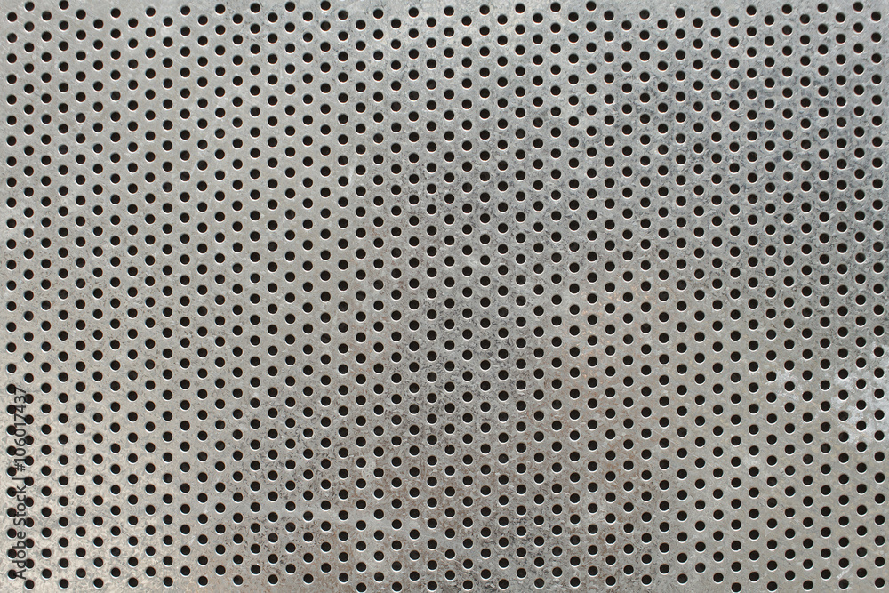 Poster corrugated iron texture for pattern and background