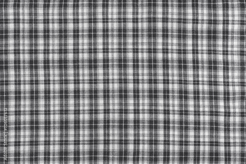 Poster Checked woven texture for pattern