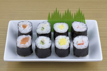 Colorful miniature marshmallows