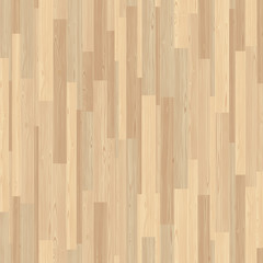Naklejka premium Light Parquet Seamless Wooden Stripe Mosaic Tile