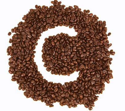 Coffee text , C alphabet