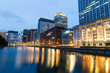 Tokyo city at night