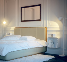 old vintage style bedroom - retro design schlafzimmer 