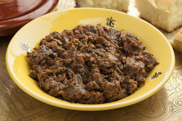 Moroccan zaalouk salad