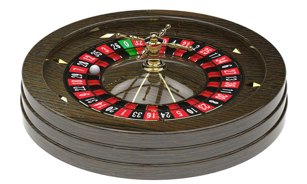 Casino roulette wheel