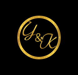 YK initial wedding in golden ring