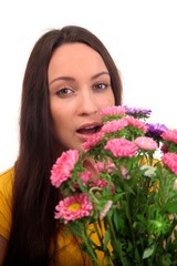 Naklejka premium Etwas durch die Blume sagen