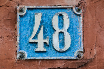 Hausnummer Achtundvierzig