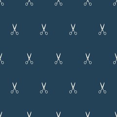 Scissors seamless pattern