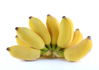 Ripe Banana isolate on white background