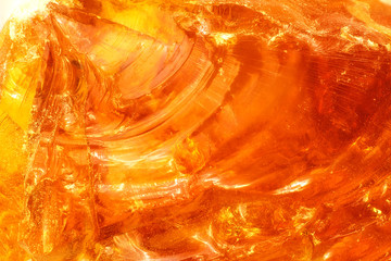 abstract of sunlight passed throughout piece of rosin