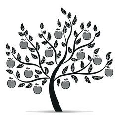 Obraz premium Decorative apple tree