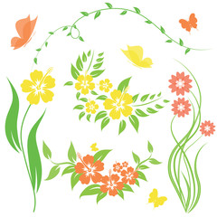 Leaf and Flower Elements