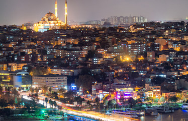 Sunset over Istanbul, Turkey