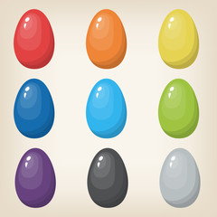 Set of Easter Eggs