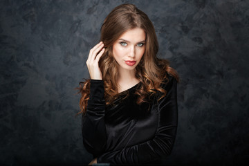 Beauty portrait of attractive young woman