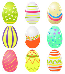 Vector easter eggs