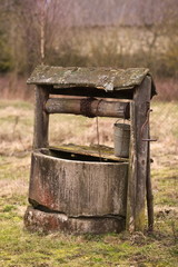 old historic country well