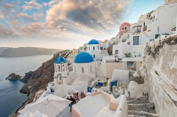 Homes of Santorini, greek architecture