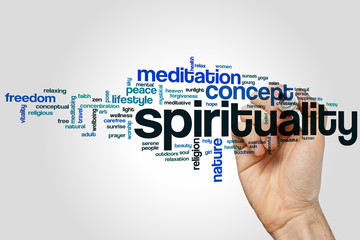 Spirituality word cloud