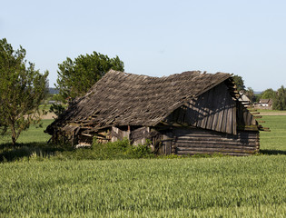 old wooden house  