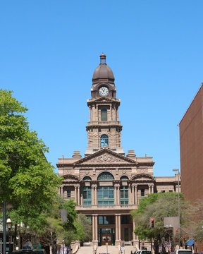Historic downtown Fort Worth courthouse