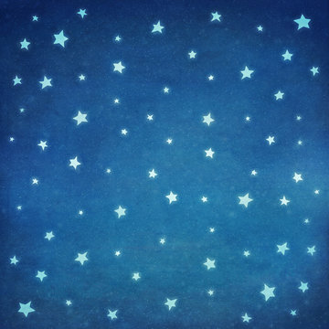 Stars at night  sky ,background  illustration art