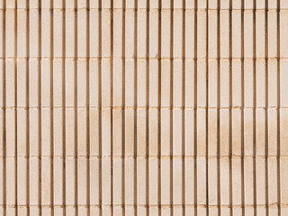 old beige wall of concrete blocks