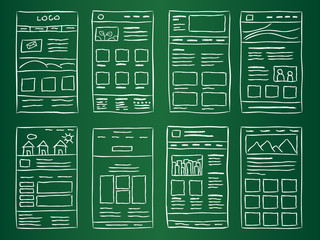 Website Layout Doodles