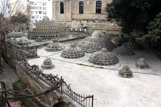 The historical monuments in Baku